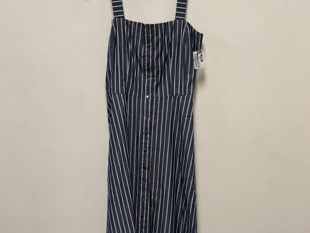 Striped Pattern Dress Casual Midi Lafayette 148, Size S For Discount