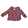 Red Top Long Sleeve By J. Crew, Size: Xl Fashion