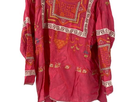 Pink Top Long Sleeve Johnny Was, Size S Fashion