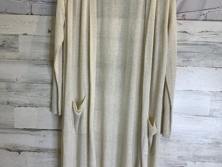 Sweater Cardigan By Mossimo In Cream, Size: Xxl For Sale